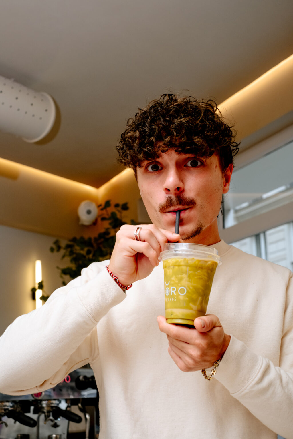 Jöro Kaffé- pistachio latte