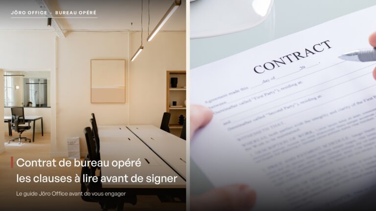 Contrat de bureau opéré : les clauses à vérifier avant de signer