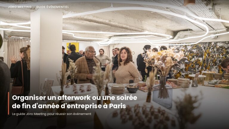 organiser un afterwork d'entreprise à Paris