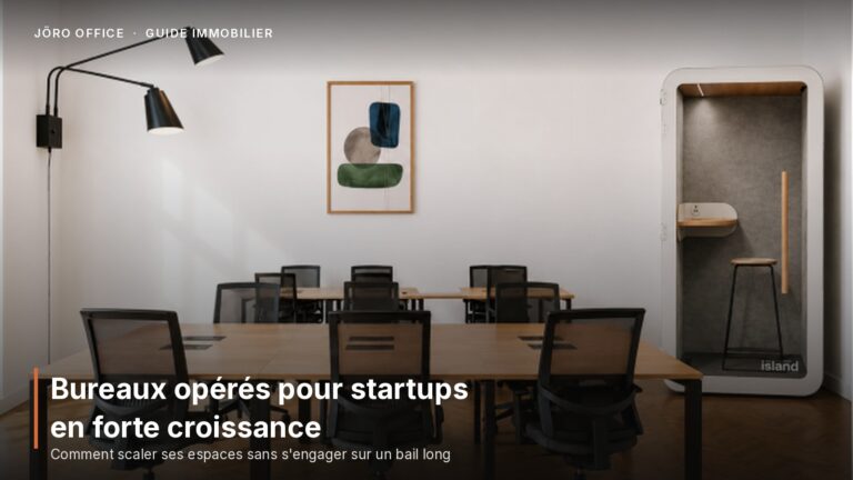 bureaux opérés pour startup en croissance